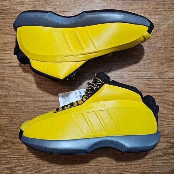 Adidas Crazy 1 Lakers Kobe Bryant Basketball Shoes Team Yellow Black Men\'s 8 New main image 16